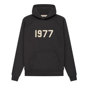 Essentials Feat Of God Black 1977 Hoodie Size Small Oversized